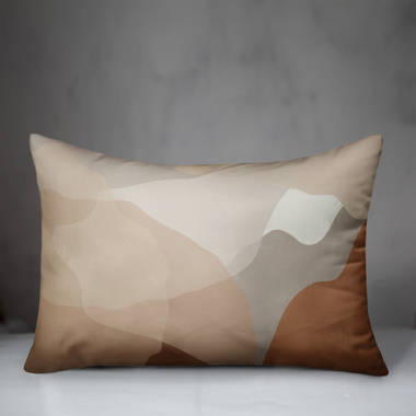 Corrigan Studio Terracotta Mountains Throw Pillow Reviews Wayfair